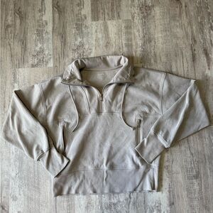 Old Navy Dynamic Fleece Quarter Zip Activewear Sweatshirt